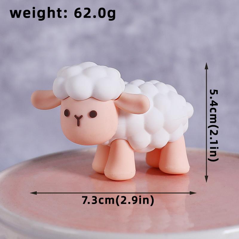 Farm Animal Cake Topper with Yaks Ponies Sheep Piglets Chickens Farm Greenhouse for kids One Year Old 1st Birthday Party Decor