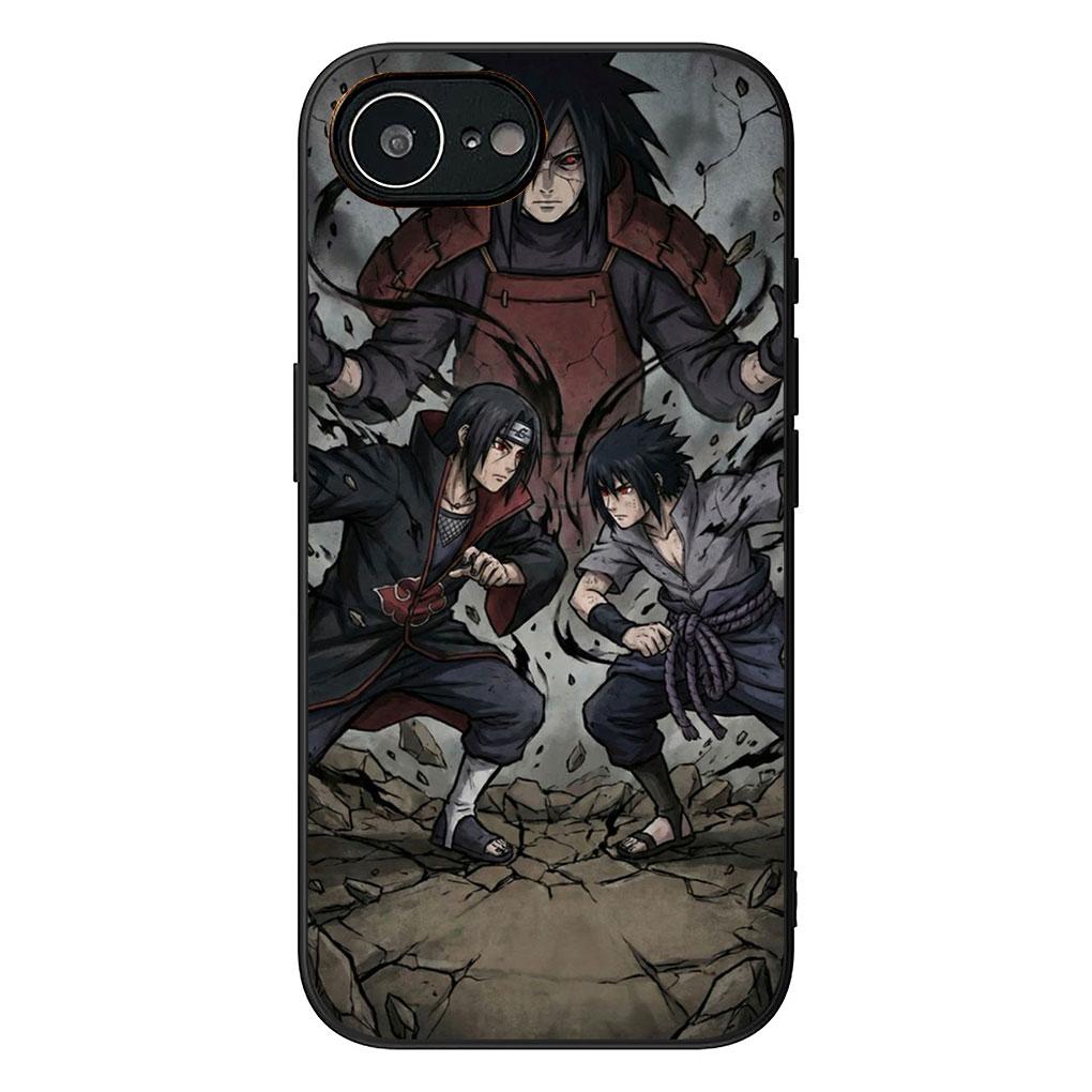 Itachi Narutos Uchiha Sasuke Phone Cover for Apple iPhone 13 12 Mini XS 11 Pro Max 7 8 Plus + XR SE 2022 2020 SE3 Soft Case