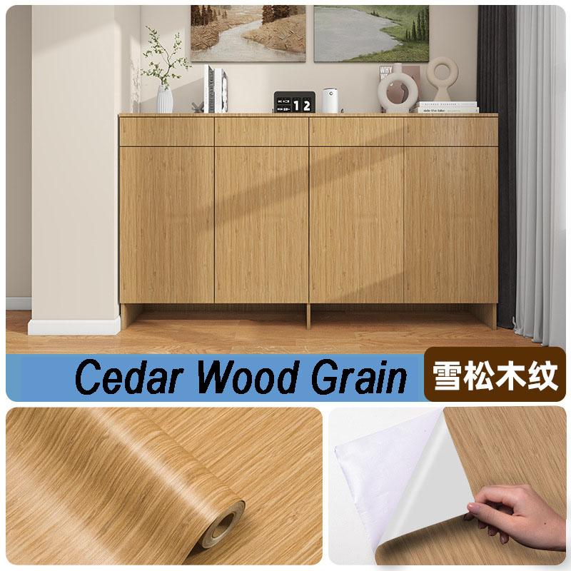 40CMx2M Selbstklebende Holzmaserung Möbelaufkleber PVC Tapete Schränke Folie Vinyl Arbeitsplattenaufkleber Für Möbel Küche
