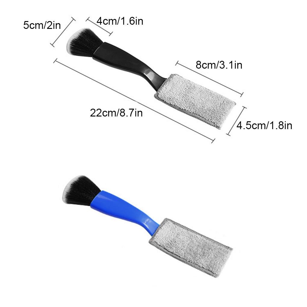 1pc Car Cleaning Tools Air Conditioning Air Outlet Cleaning Dust Removal Soft Brush Multifunctional Auto Interior Cleaning Tool