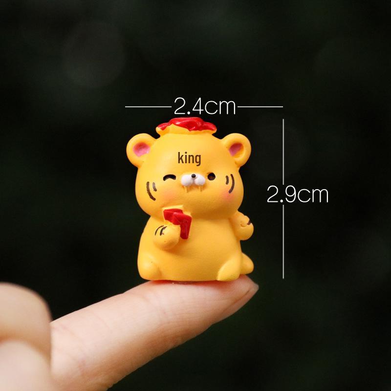 Mini Zodiac Plush Dolls - Cute Animal Figures for Desktop Decoration