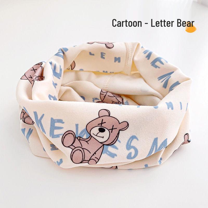 

Korean Style Children s Warm Windproof Printed Scarf - Breathable & Soft Neck Gaiter
