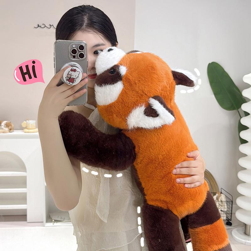 50/60/80Cm Simulation High Quality Kawaii Raccoon Plush Doll Pillow Cute Red Panda Plush Toy Home Decor Gift For Boys And Girls