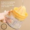 Easy Juicer Hand Cranked Fruit Squeezer Built-in Measuring Cup and Filter for Orange Lemon and Grapefruit Practical Kitchen Tool