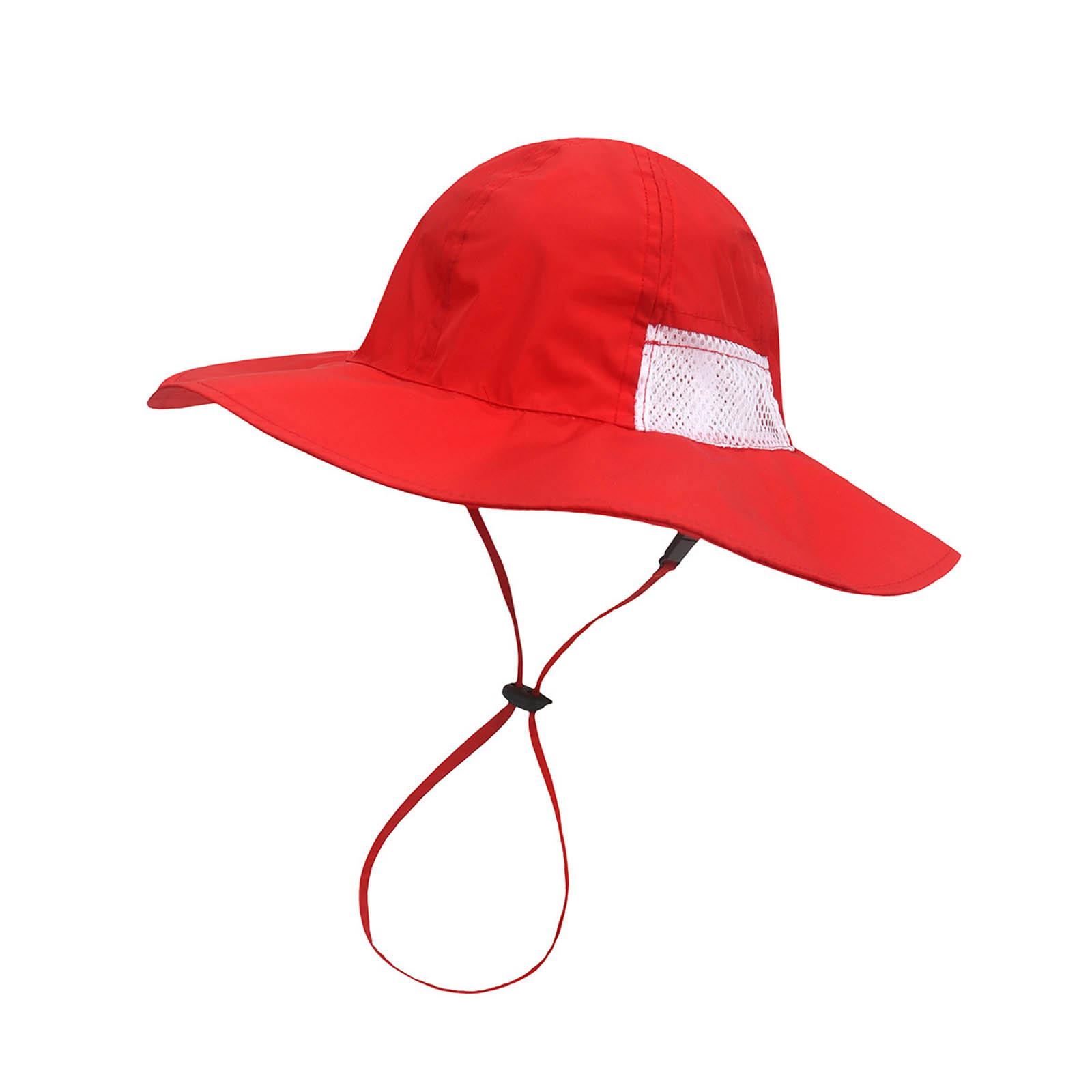 Детская рыбацкая шляпа, сетчатая детская шляпа из ткани с эффектом памяти, летние солнцезащитные шляпы S