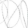 Razor Wire Silver 5000 x 1.9 cm Galvanized Steel