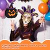 Malovaná Halloweenská Párty Koule Italská Maska Špičková Benátská Dámská Představení Maska