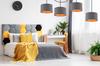 Spider Hanging Lamp Chandelier Golden Center Led