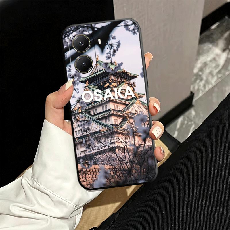 Osaka Tokyo Japan Scenery Soft Phone Case for Xiaomi Poco X5 X6 X7 X8 Pro Max X3 F7 F8 Ultra M8 M7 M6 M5 Redmi 15 15C 14C 13C 12