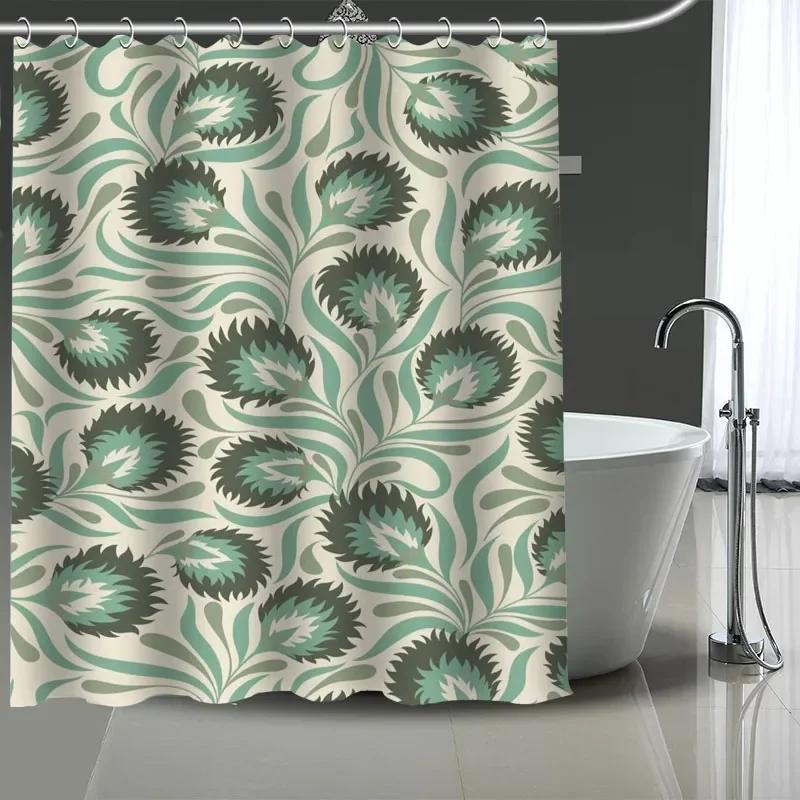 

Искусство Уильяма Морриса Пользовательский узор Полиэстеровая занавеска для ванны 180x180см Шторки для душа Сделай сам Занавеска с принтом для ванной комнаты 180x180cm