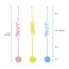 Suction Cup Type Spring Rabbit Fur Ball Cat Toys, Cat Teasing Balls, Self-entertaining Interactive Cat Toy Balls, Pet Supplies