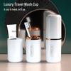 Portable Toothbrush & Toothpaste Storage Set - Travel Tooth Mug with Holder