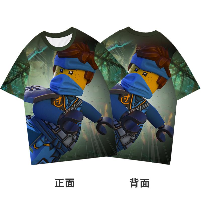 

Футболка MINISO Ninjago 2025 года с принтом в виде мультфильма «Аниме» для мальчиков и девочек, летняя футболка, новый стиль, уличные тенденции, детская одежда, короткий рукав 100 красный
