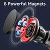 Nouveau Support de Téléphone Magnétique pour Voiture Rotation à 360° Clip pour Grille d'Aération de Voiture Aimant Puissant Support pour Téléphone Portable pour iPhone Xiaomi Samsung