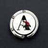 Foldable Bag Hanger Hook Purse Hook Handbag Hanger Table Hook Holder With Personalized Letter A-Z, Portable Table Hook For Women