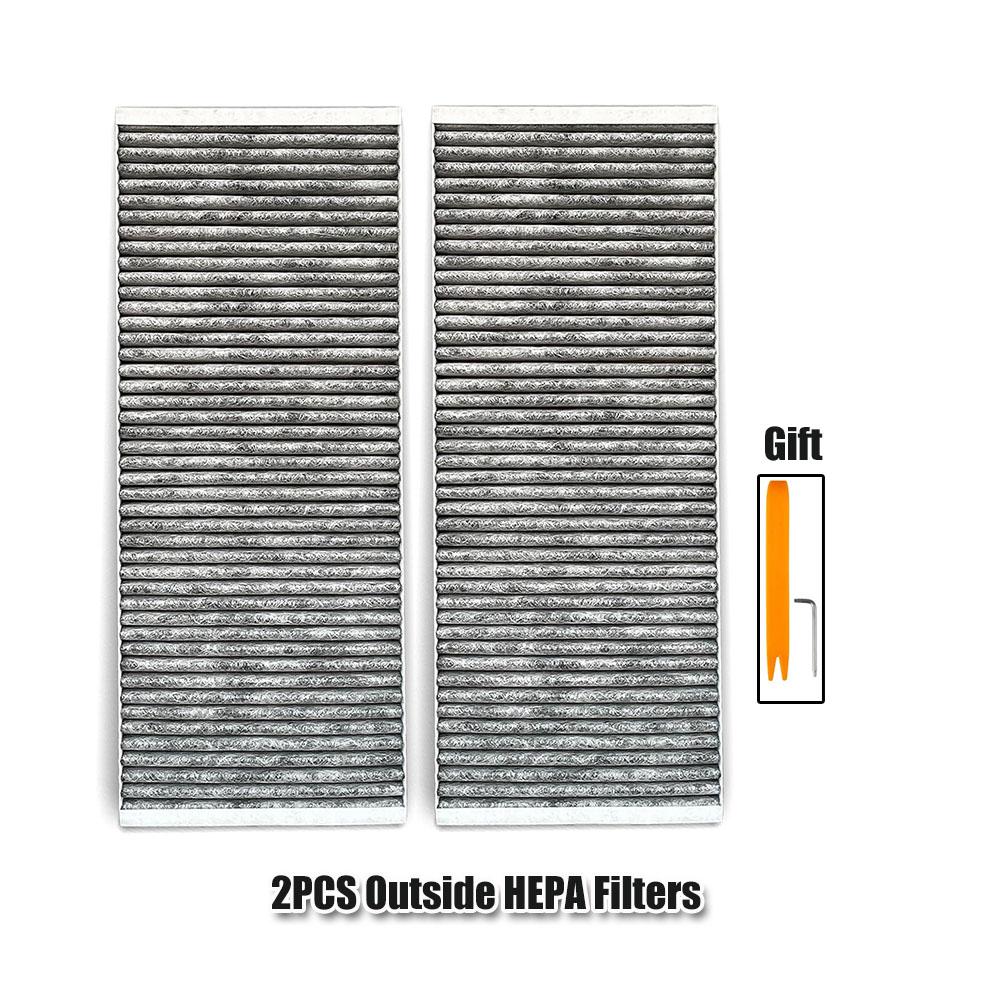 Cabin Air Filter HEPA for Tesla Model Y 2024 Air Intake Filter Replacement with Activated Carbon 2020-2024 Model Y Accessories