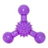 Interactive Tri-edged Bayonet Novelty Chew Toy for Dogs-Eco-Friendly TPR Material Daily Use Bite Resilient Pet Toy