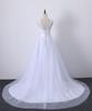 Wedding Bride   New Overseas Warehouse Wedding Party White Banquet Lace Bridesmaids Travel Wedding Dress