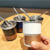 Portable Car Cup With Cover And Straw For Hiking And Travel 304 Stainless Steel