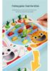 Wooden Magnetic Fishing & Counting Blocks Educational Toys for Toddlers 0-3