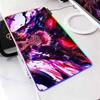 Anime Jujutsu Kaisen Large LED Mouse Mat Rubber Mousepad Gojo Satoru Yuji RGB Mouse Pad Gamer HD Print Table Mat Keyboard Pads