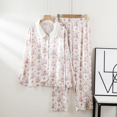 Nuovo Set Pigiama da Donna Primavera/Estate 2026 con Collo in Raso e Viscosa Manica Lunga Pantaloni Lunghi Due Pezzi Carino e Fresco Abbigliamento per la Casa