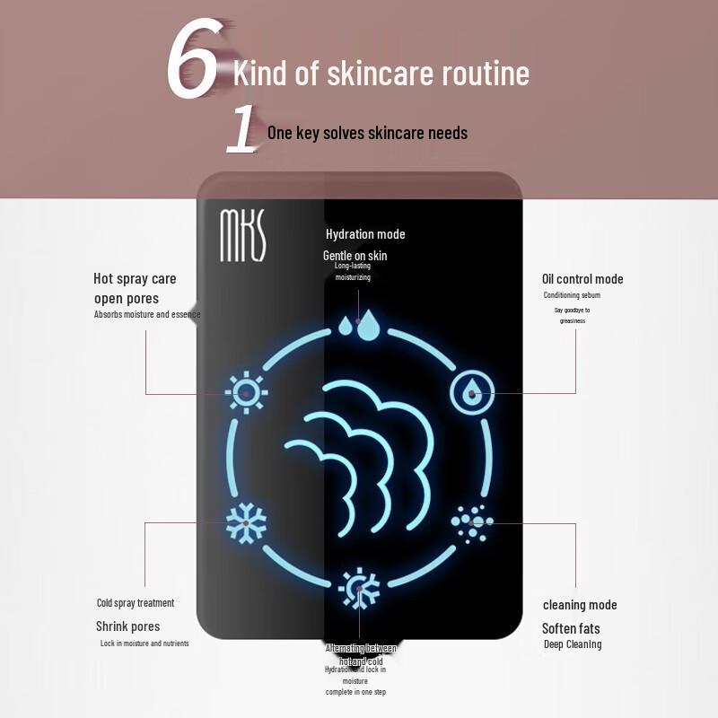 MKS Nano Cold & Hot Facial Steamer