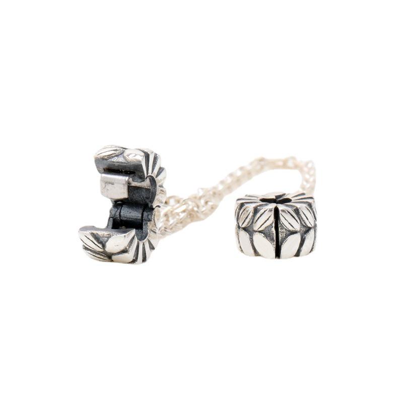 Pan Jia S925 Silver Rice Wheat Ear Safety Chain