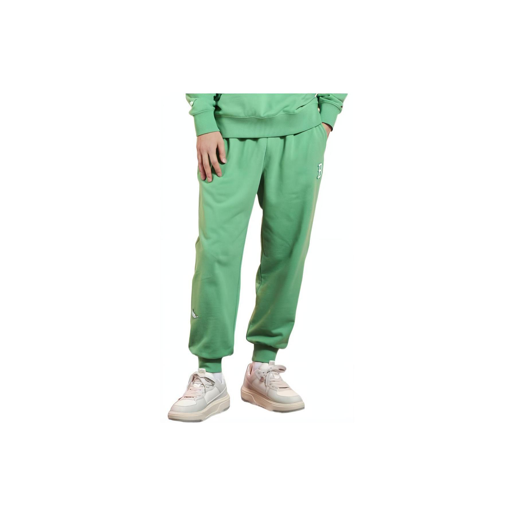 MLB Boston Red Sox Knitted Sweatpants Unisex Green Moderate Sweatpants 3APTD0131-43GNS S
