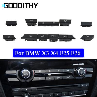 Tabloul de bord mașinii aer condiționat AC ventilație buton de control al volumului set capace de chei de înlocuire pentru BMW X3 X4 F25 F26