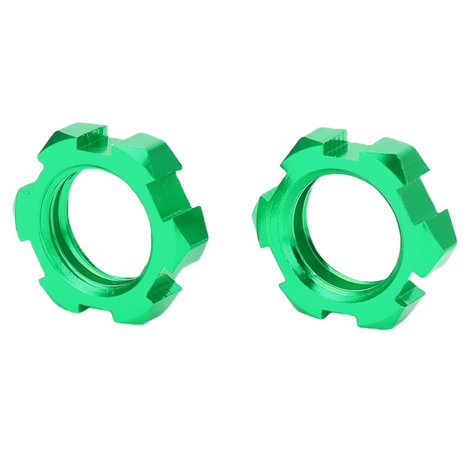 

Splined Wheel Hex Hub Adapter Fit for Traxxas Slash 2WD Metal 12mm to 17mm Wheel Hex Adapter Red Green зелений