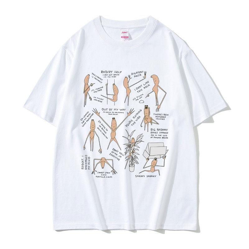 Ich mag dieses Rock T-Shirt nicht Lustiges Marcus The Worm Meme T-Shirt Unisex Damen Lässig Übergroß Vintage Baumwolle Kurzarm T-Shirts