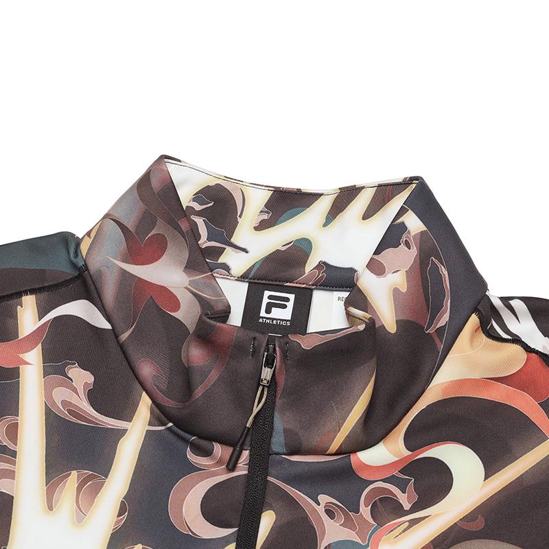 New FILA T Shirt Men's All Over Print A11M447208FZA