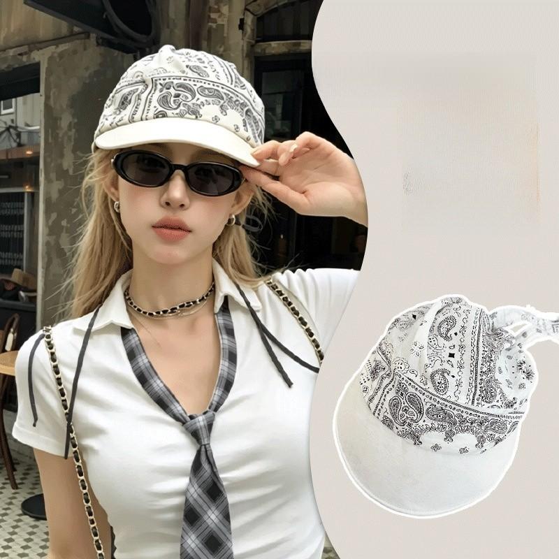 Vintage Cotton Baseball Cap With Sun Protection For Summer Outdoor Casual Wear