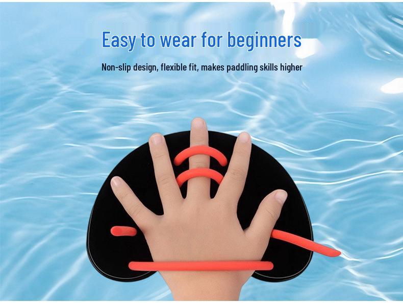 Hot-Selling Half-Palm Swimming Hand Paddles - Skill Training Aid & Outdoor Swimming Tool