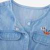 YEEHOO Baby Boys' Summer Denim Sleeveless Romper