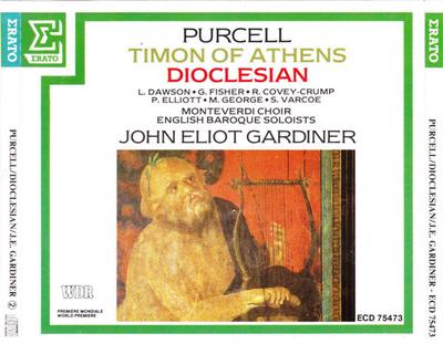 CD ENGLISH BAROQUE SOLOISTS  Timon Of Athens  Dioclesian ECD75473 Erato France Classical Used