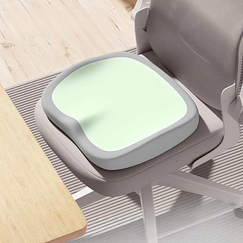 Uzun Süre Oturmak İçin Ergonomik Hafızalı Köpük Koltuk Minderi - Ayarlanabilir Kalça ve Bel Destek Pedi - Ofis, Araba ve Ev Kullanımı İçin Taşınabilir Sandalye Matı