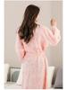 Pure Cotton Double-Layer Bathrobe - Breathable, Absorbent Unisex Sleepwear for All Seasons