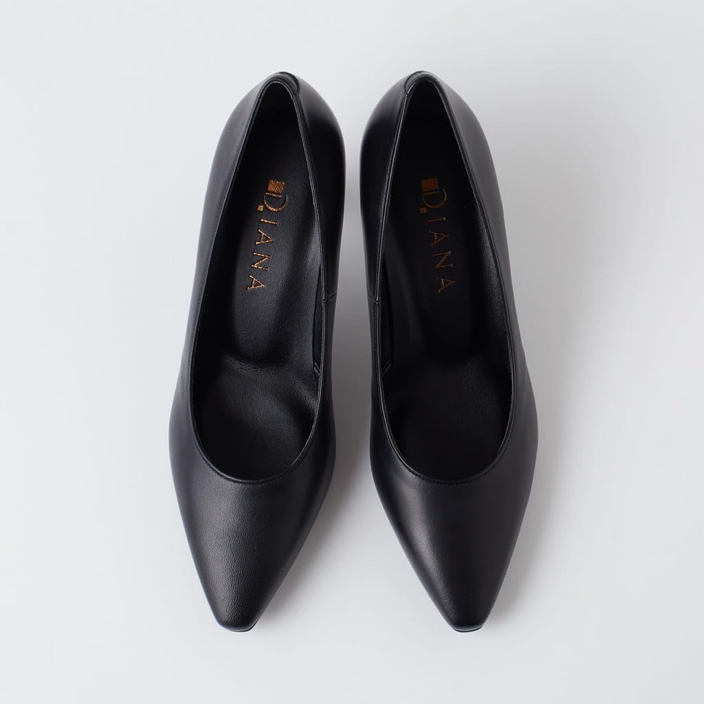 Made in 184925100010 [Diana] Pumps, Japan, Black, 23.0cm,