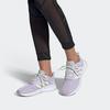 Adidas Neo Runfalcon Vintage Mesh Slip Resistant Low top Casual Running Shoes Women's Light Purple Yellow EG8632