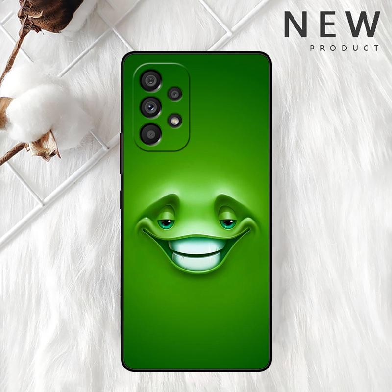 Cute Cartoons Funy Face Case For Samsung Galaxy A54 A52 A14 5G A53 A12 A13 A71 A23 A34 A33 A21s Phone Cover
