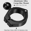 Aluminum Alloy 1 inch/ 25mm Ballhead Mount Base Motorcycle Bicycle Handlebar Rearview Mirror Bracket Holder Adapter Clamp Base