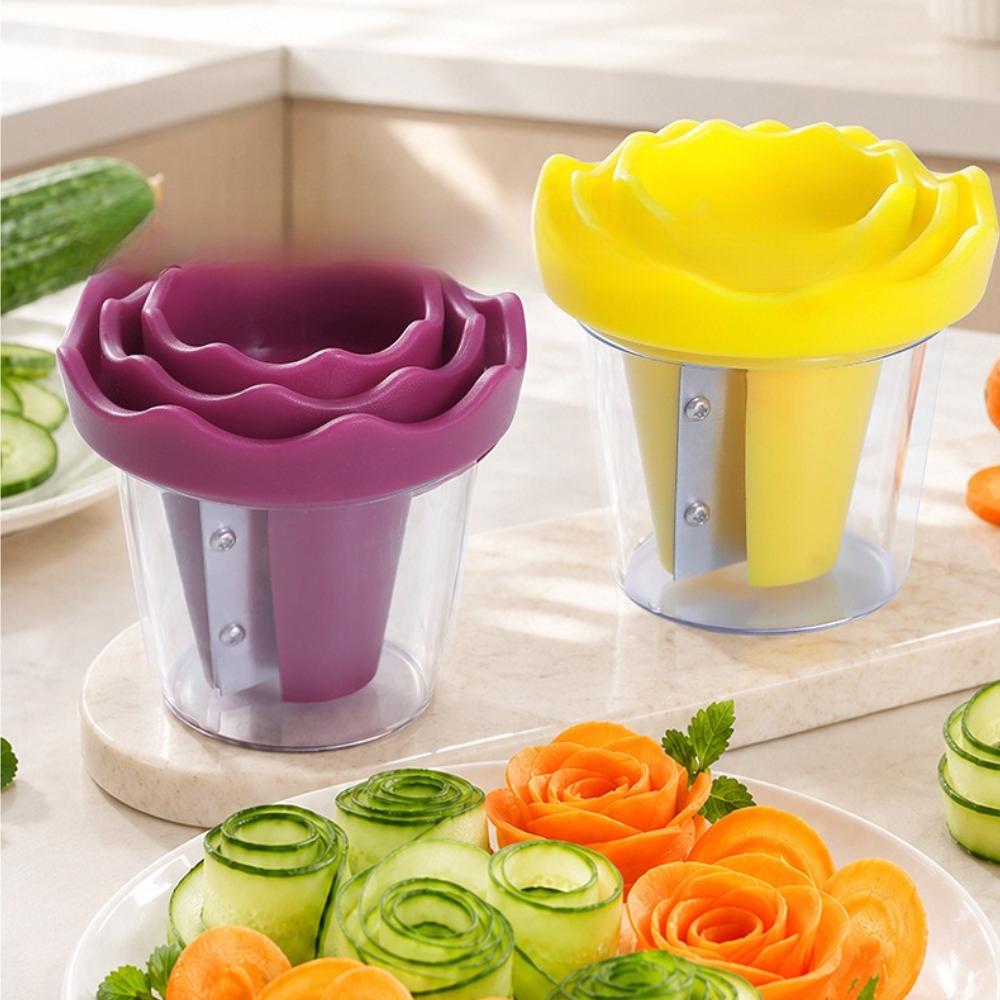 Nuovo Arriccia Verdure Affettatore a Spirale Gadget da Cucina Strumento per Intagliare Frutta LYWJ-Q-22