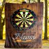 Darts Game Night Fun Challenge Customizable Outdoor Blanket Personalized Name Soft Warm Cozy Great For Picnics Outdoor Travel And Camping Sofa Office