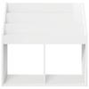 Kids Shelf Glossy White 72.5 X 29.5 X 69 Cm Particleboard