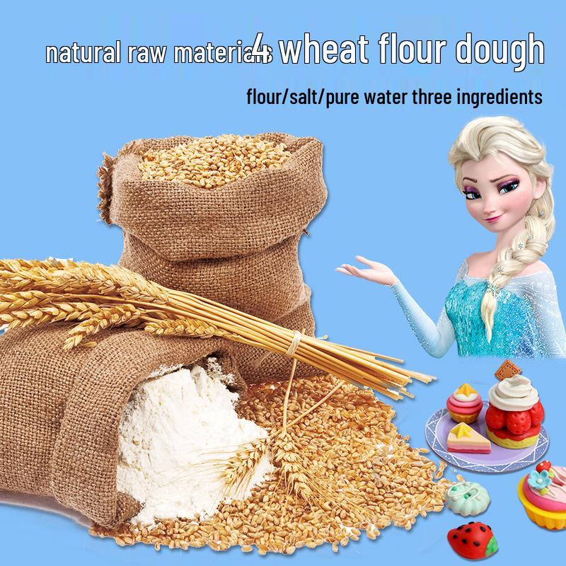 Aisha Deluxe Ice Cream Playdough Set: Wheat Dough Modeling Clay for DIY Kindergarten Molding.