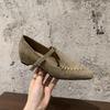 Retro Single Shoes Women's Autumn New Design Sense Mary Jane Shoes with Skirt Flat Commuter Evening Shoes