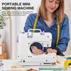 Uk Plug Portable Electric Sewing Machine Built-in 12 Stitches Foot Pedal Household Mini Sewing Machines For Biginners Diy Craft