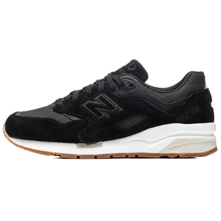 

New Balance Nb 1600 Classic Color Block Ткань Синтетическая кожа Свиная кожа Низкий верх Кроссовки для марафона Женские кроссовки Черный CW1600CB 35